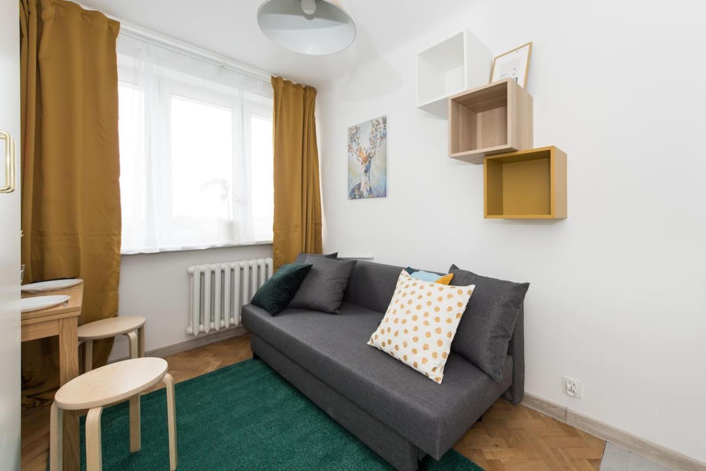 Superapart Belwederska Room B Ministudio Warschau Buitenkant foto